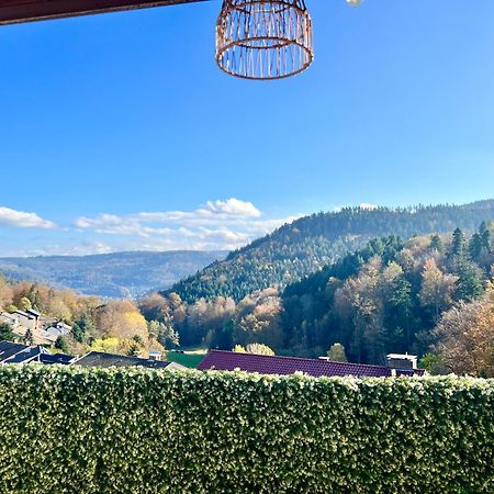 Wohnen Im Schwarzwald Mit Panoramablick Apartment Bad Herrenalb Exterior photo